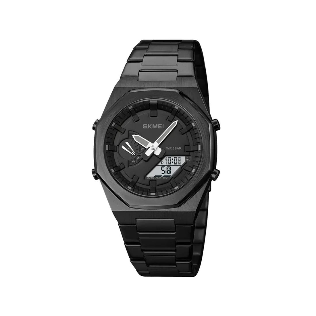 SKMEI 1816 Latest Design Fashion Men’s Digital Quartz Watch – Black