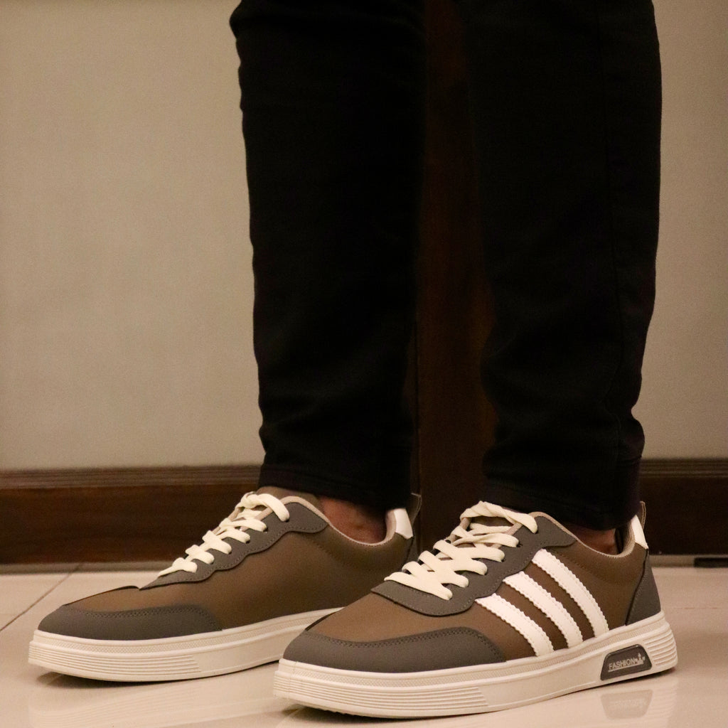 Veyron | Beige-Grey Urban Sneaker