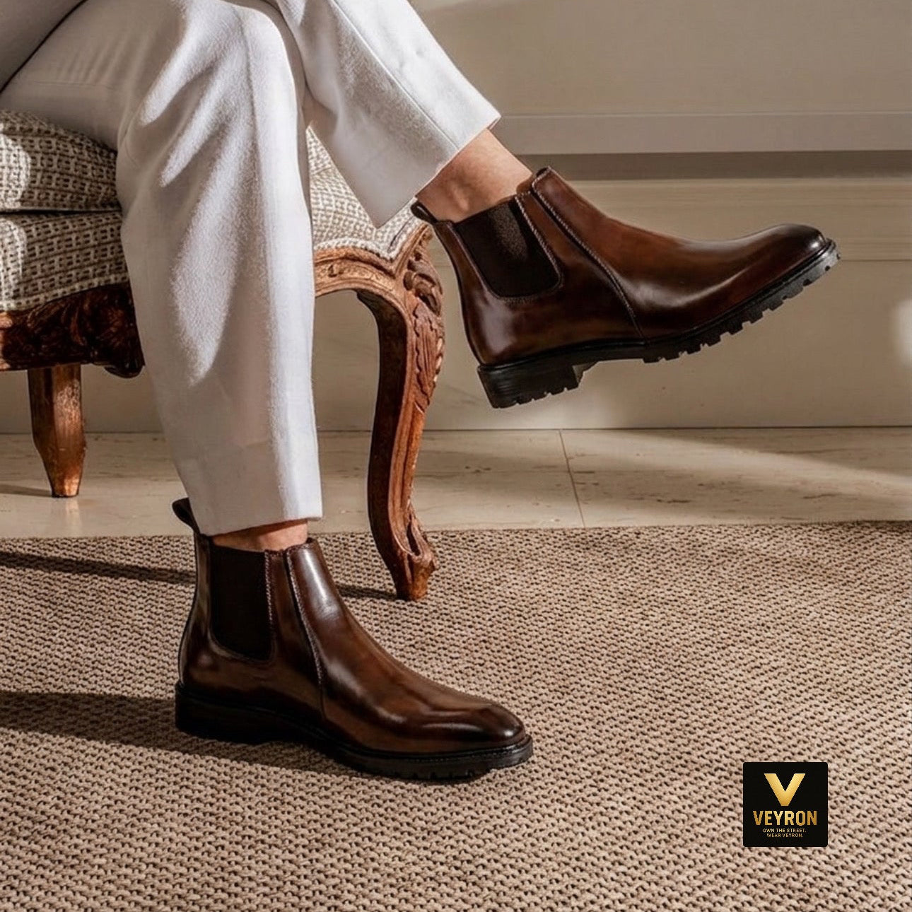 Veyron Windsor Chelsea Boot – Dark Brown