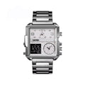 SKMEI 1584 Original Analog-Digital Watch – Silver