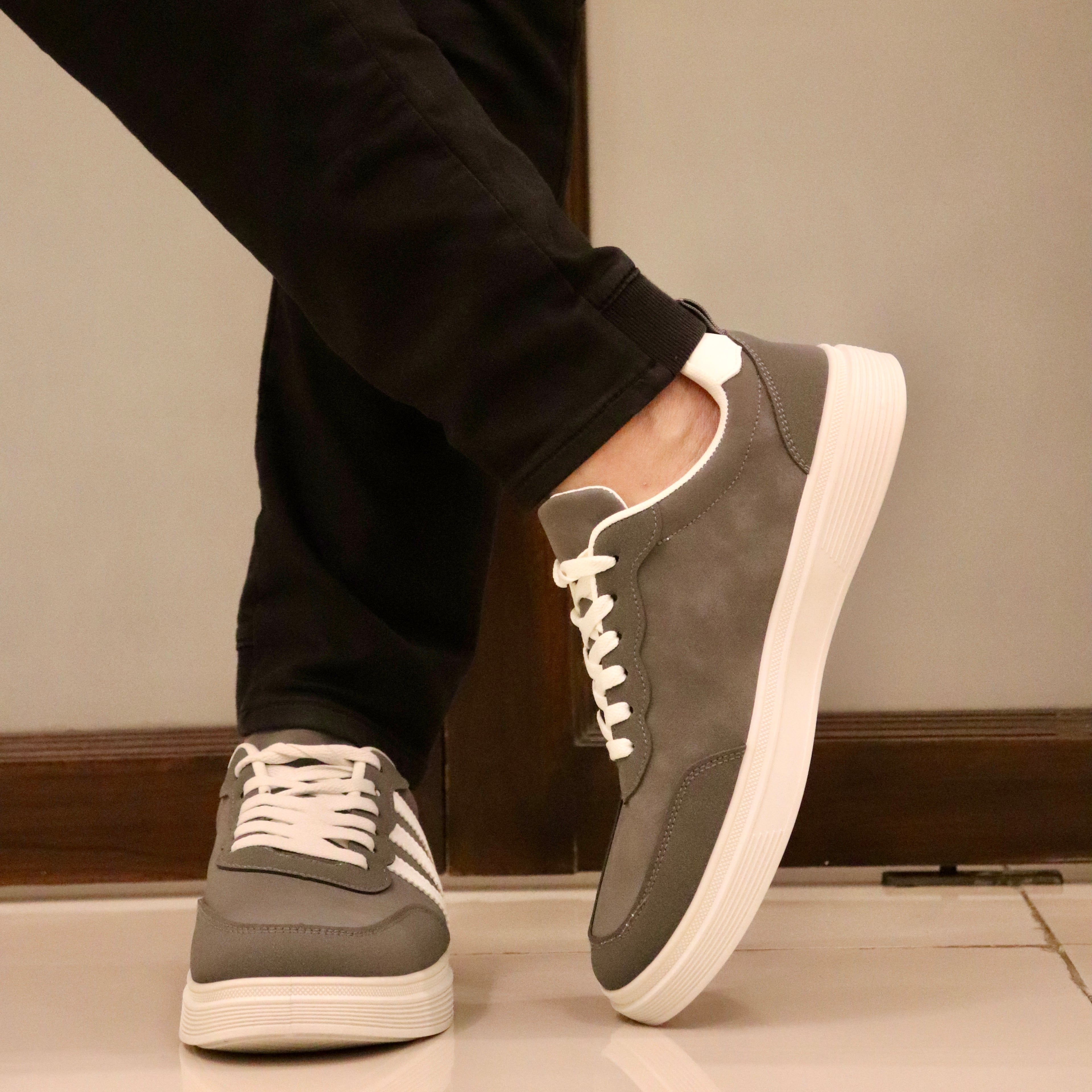 Veyron | Slate Grey Urban Sneaker