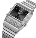 SKMEI 2632 Men’s Quartz Watch | Stylish & Water Resistant- Silver Black